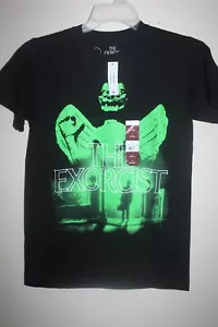 The Exorcist T-Shirt Men's sz Small short sleeve tee in black NWT Horror Movie - Picture 1 of 7