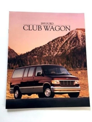 1995 Ford Club Wagon Van Original Sales Brochure Catalog Foto 1 de 4