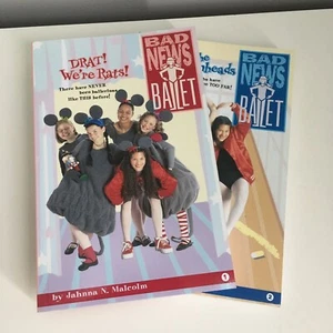 NEW Set of 2 BAD NEWS BALLET Volumes 1 and 2 BY JAHNNA N MALCOLM, ballerina - Bild 1 von 10