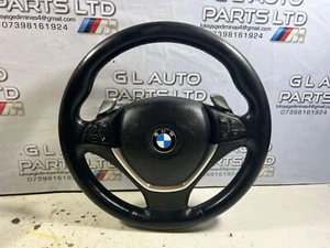 BMW X5 X6 E70 E71 PADDLE SHIFT STEERING WHEEL - Picture 1 of 20