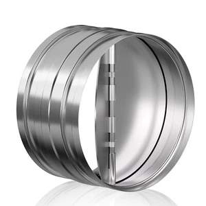 [Upgraded] Hon&Guan 6 Inch Backdraft Damper, One-Way Airflow Duct Damper 6 In... - Picture 1 of 8