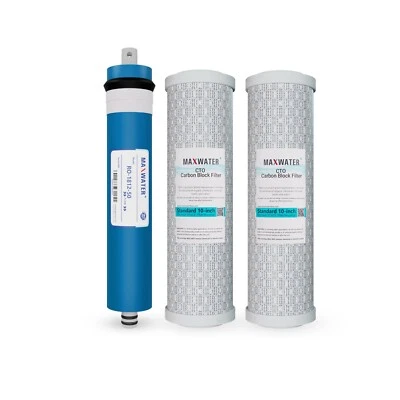 Compatible GE Smart Water RO Set GXRM10G, GXRM10RBL Filter 50GPD GE FX12P  FX12M - Image 1 of 4