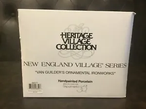Vintage Department 56 "Van Guilder's Ornamental Ironworks" New England 1997 - Picture 1 of 9