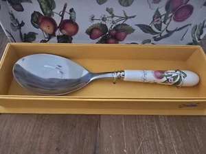 New Portmeirion POMONA Fruit Ceramic & Stainless Flatware Serving Spoon - Picture 1 of 3