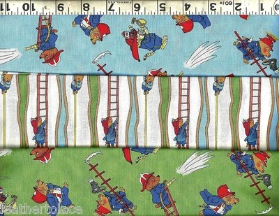 Quilting Treasures ~ Firemen Fire Rescue ~ U Pick ~ 100% Cotton Quilt Fabric BTY