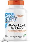 Doctor's Best Alpha-Lipoic Acid 600, Helps Support Glucose Metabolism and Regene
