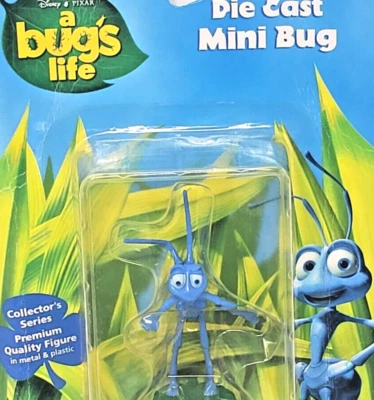 Flik Disney Pixar A Bug's Life Mini Bug Die-Cast Figure - NIP - Vtg READ — 第 1/4 张图片