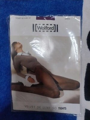 Medias Wolford Velvet De Luxe 50, talla pequeña en jugo de uva  Foto 1 de 4