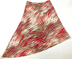 CHICO'S Strickrock GR. 0 (SMALL) rosa beige asymmetrischer Gummibund (E324) - Bild 1 von 9