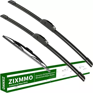 21"+21" Windshield Wiper Blades with 10" Rear Wiper Blades Set Replacement for J - Picture 1 of 12