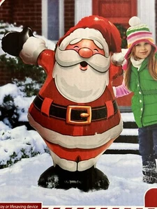 4 Fuß Weihnachten Weihnachten aufblasbar Outdoor Hof Dekor Urlaub Sprengung Weihnachtsmann - Bild 1 von 3