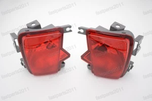 Left Right Rear Bumper Fog Lights Driving Lamps Red For Subaru Outback 2010-2014 - Picture 1 of 2
