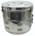 Addler Surgical Dressing Drum / Autoclave Drum Heavy Duty Stainless Steel