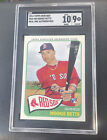 Mookie Betts 2014 Topps Heritage Real One Auto ROA-MB SGC 9 W/10 AUTO RC ROOKIE