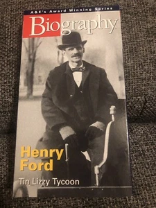 VHS-Biography- Henry Ford-MULTIPLE VHSs SHIP FREE!, SEE STORE!!! - Picture 1 of 2