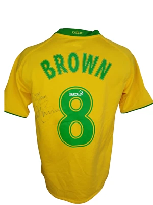 Camiseta de fútbol celta visitante 2008-09 Scott Brown talla niños XL Foto 1 de 4