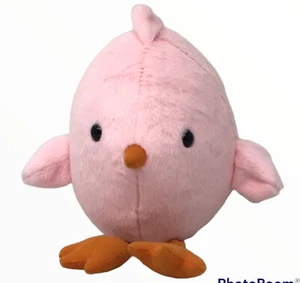 Walmart Pink Chick 9" Plush Orange Long Legs Easter Stuffed Animal Toy - Picture 1 of 8