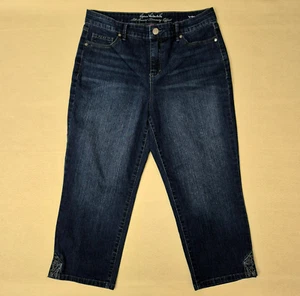 Gloria Vanderbilt Damen 8 Jordyn Missy Denim Capri Allround Schlankmacher Effekt - Bild 1 von 14
