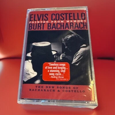 Elvis Costello Burt Bacharach Painted From Memory Cassette - Warner 1998 ✨Sealed - Image 1 of 3