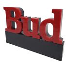 Vintage Budweiser Beer Light Up Sign 1991 Bar Bright Red Bud No Lights