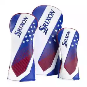 Srixon US Open  Driver/Fairway/Rescue Headcovers Blue/Red/White - Picture 1 of 1