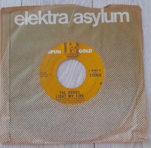 The Doors - Light My Fire (1967) 7" Single Elektra Gold Issue - FREE POSTING - Picture 1 of 1