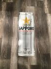 Sapporo Premium Beer Japan Can Shaped Logo Tin Beer  Sign 36” X 13 3/4”