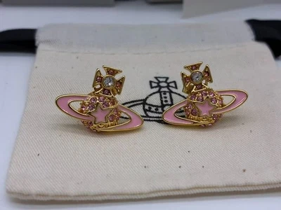 Orecchini Vivienne Westwood argento cristallo sfera orecchini a perno E6677