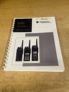 Motorola HT SERIES MTX SERIES Professional Two-way Radios Basic Service Manual - Picture 1 of 6