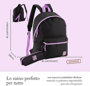 Julian Ross - Zaino con astuccio Scuola Media, Elementare e Superiore per bambin - Imagen 1 de 1