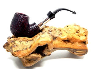 PETERSON UNSMOKED 1985 BLAST STERLING SILVER SPIGOT SHAPE 314 ESTATE PIPE - Picture 1 of 12