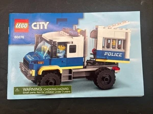 Lego City 60276 Police Truck Instruction Manual Booklet No Bricks T00 - Picture 1 of 6