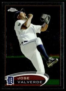 2012 Topps Chrome Jose Valverde Detroit Tigers #16 - Picture 1 of 2
