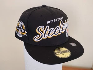 Pittsburgh Steelers New Era 7 1/4 Fitted Hat 80 Seasons NFL - Bild 1 von 8
