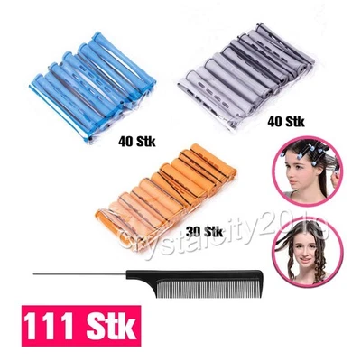 111 Stck Dauerwellen Wickler Lockenwickler Hitzefreier Lockenwic Lockenstab-Set - Bild 1 von 4