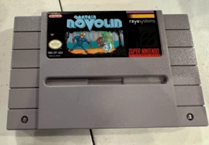 Captain Novolin SNES Authentic Cart - Picture 1 of 3
