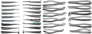 Dental Extraction Elevators Forceps Stainless Steel Surgical Instruments 28 Pcs - Picture 1 of 3