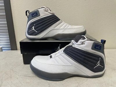 OG Nike Jordan Prostatus White & Grey 309258-142 VINTAGE Size 14 - Image 1 of 4