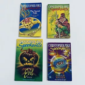 Horror Book Vintage Paperback Lot Spooksville Christopher Pike YA 1990s Books - Picture 1 of 8