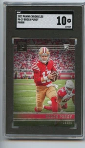 2022 Panini Chronicles Brock Purdy 49ers #PA-19 🚀😳💥 SGC Graded 10 - Picture 1 of 2