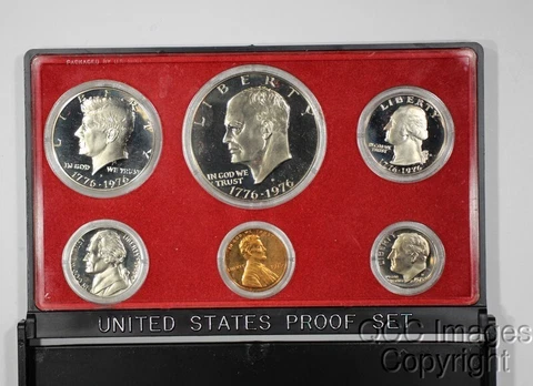 1975 San Francisco Proof Set / Original Mint Packaging / No Stickers or Writing Cover