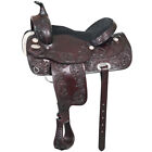 28HS Western American Leather Draft Horse Saddle Trail Pleasure Hilason