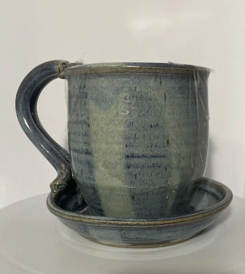 Paul Anthony Stoneware Microwave Bacon Cooker - French Blue - Image 1 of 4