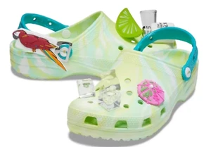 NUOVO Margaritaville Crocs Clog classico Jimmy Buffett raro M9/W11 - Foto 1 di 7