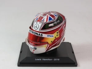 Spark Helmet #44 Lewis Hamilton British GP World Champion 2019 1/5 5HF020 - Imagen 1 de 5