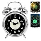 Super Loud Alarm Clock For Heavy Sleepers Adult,Twin Bell Retro 4Inch Silent Uk