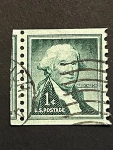 Vintage George Washington 1 Cent Green Postage Stamp US President - Picture 1 of 3