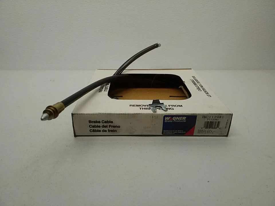 Cable de freno de estacionamiento BC112981 Wagner F112981 cable de freno de estacionamiento Foto 1 de 3