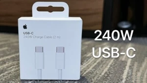 CAVO APPLE PER IPHONE 15 16 TIPO C-C 2 METRI TESSUTO 240W INTRECCIATO - Foto 1 di 2