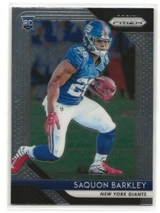 Panini Prizm 2018 #202 Saquon Barkley (RC) Gigantes de Nueva York (Nuevo y nuevo como nuevo) - Imagen 1 de 3